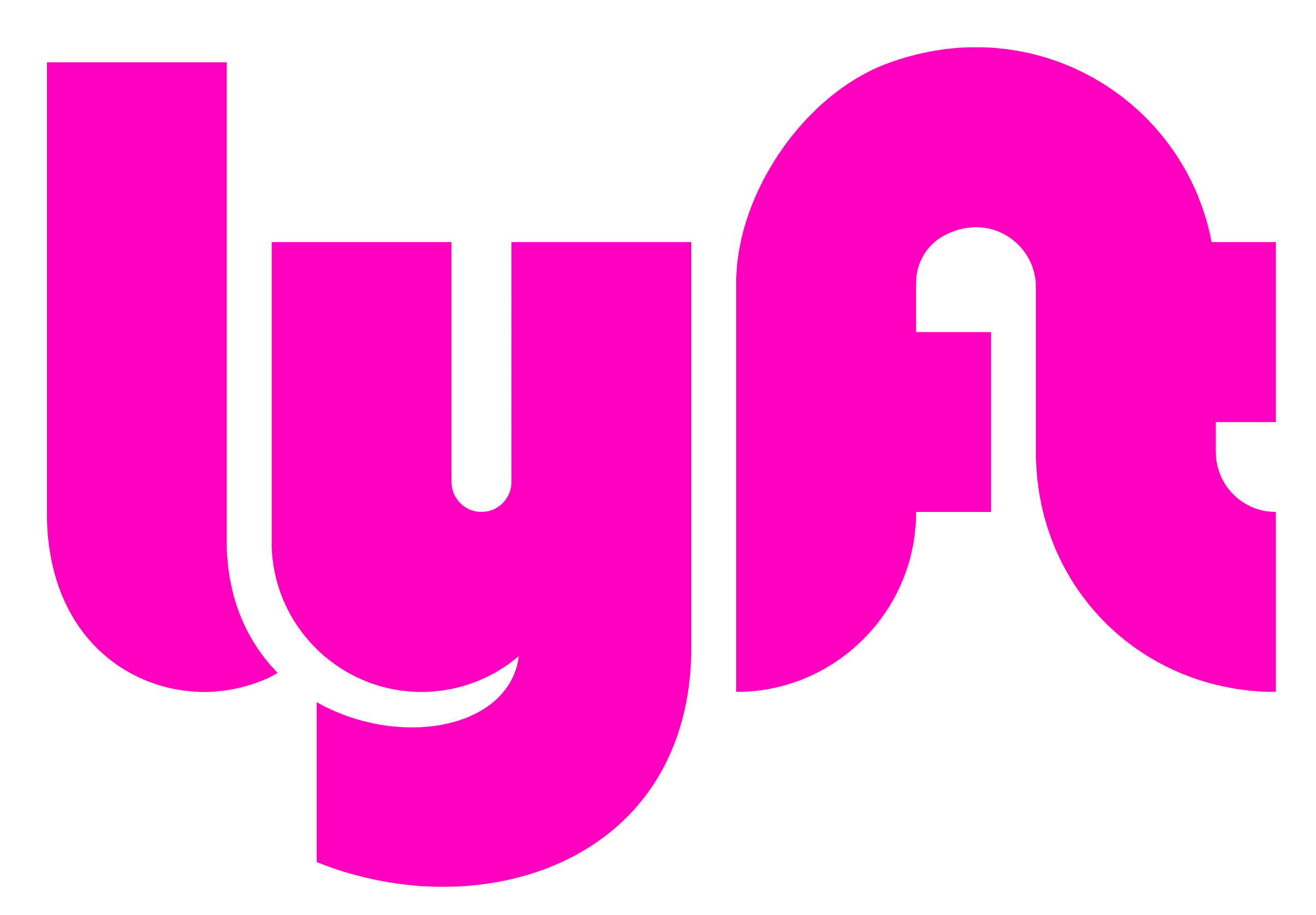 The lyft logo